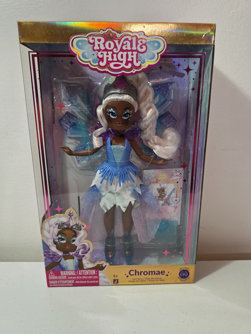 Royale High Chromae Ice Fairy  9” Doll Toy 2024 (NO CODE DOLL ONLY) Open Box